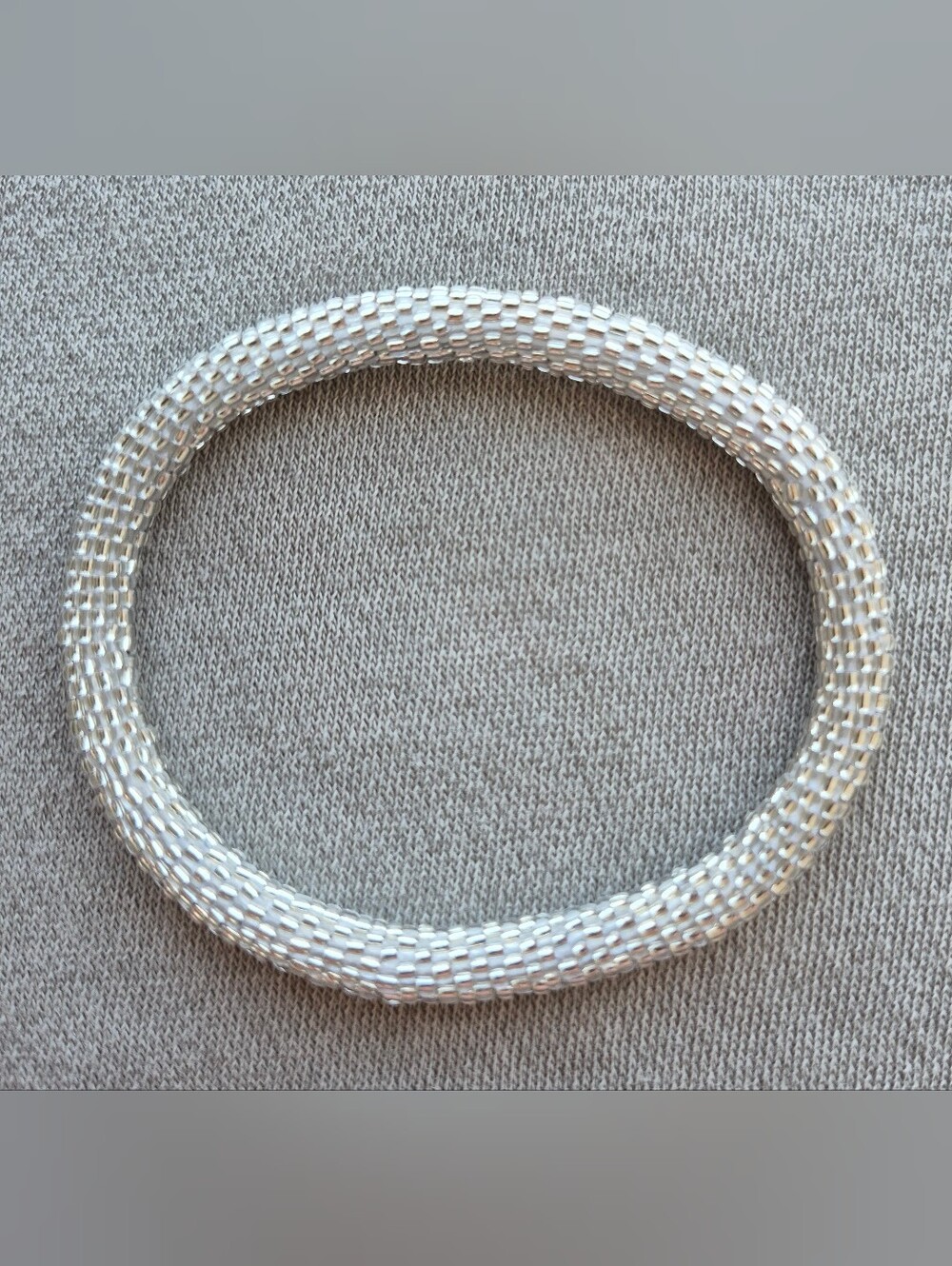 Silver Beaded Bracelet - Classic Women's Bracelet